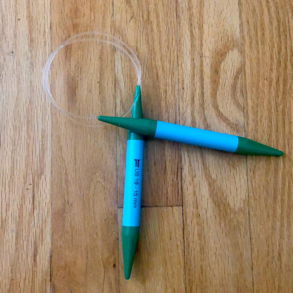 Susan Bates US 19 -15mm circular knitting needles